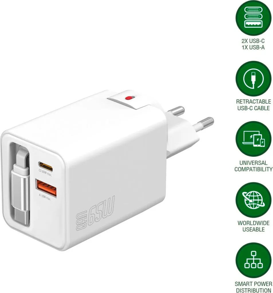 Alimentation secteur 20V pour appareil intérieur 4smarts blanc 541065