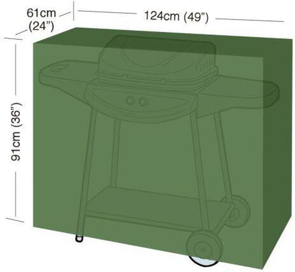 coperchio della griglia CLASSIC "M" 124x61x91cm, PE 90g/m2 Immagine del prodotto 