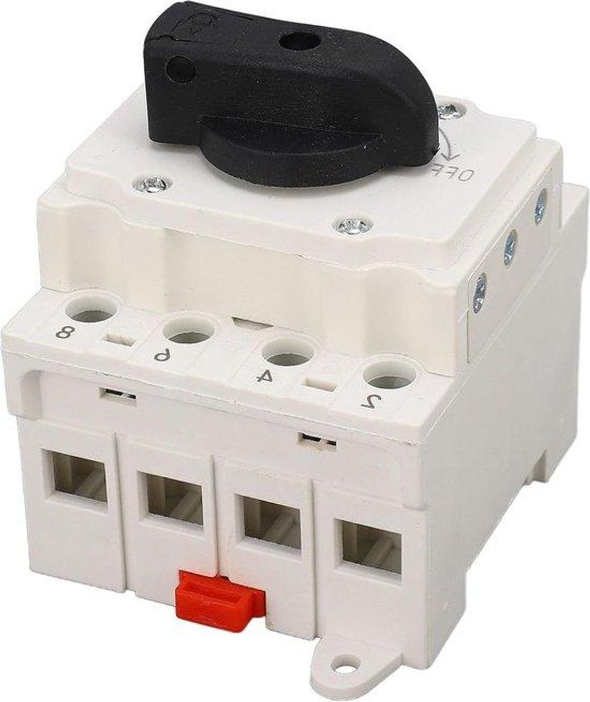 Solarstromschalter Fotovoltaik-DC-Isolator 4-polig Kupfer- Terminal DC 1000V 32A für den Hausgebrauch