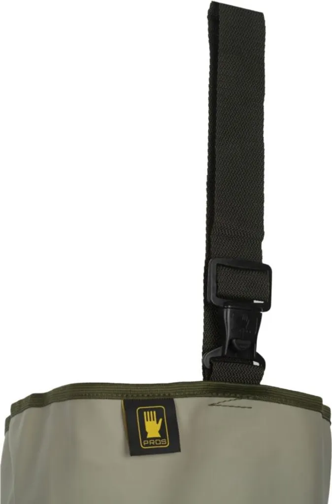 Bottes de gué vert olive avec renforts genoux pointure 48 durable - 5