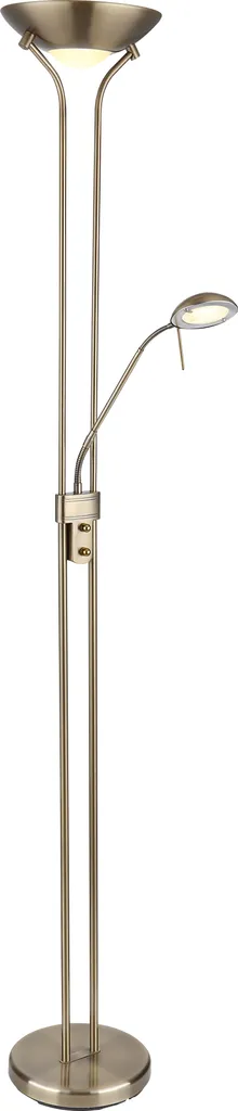 Plafonnier laiton vieilli LED pour Salon - Globo Lighting - Chic Rétro
