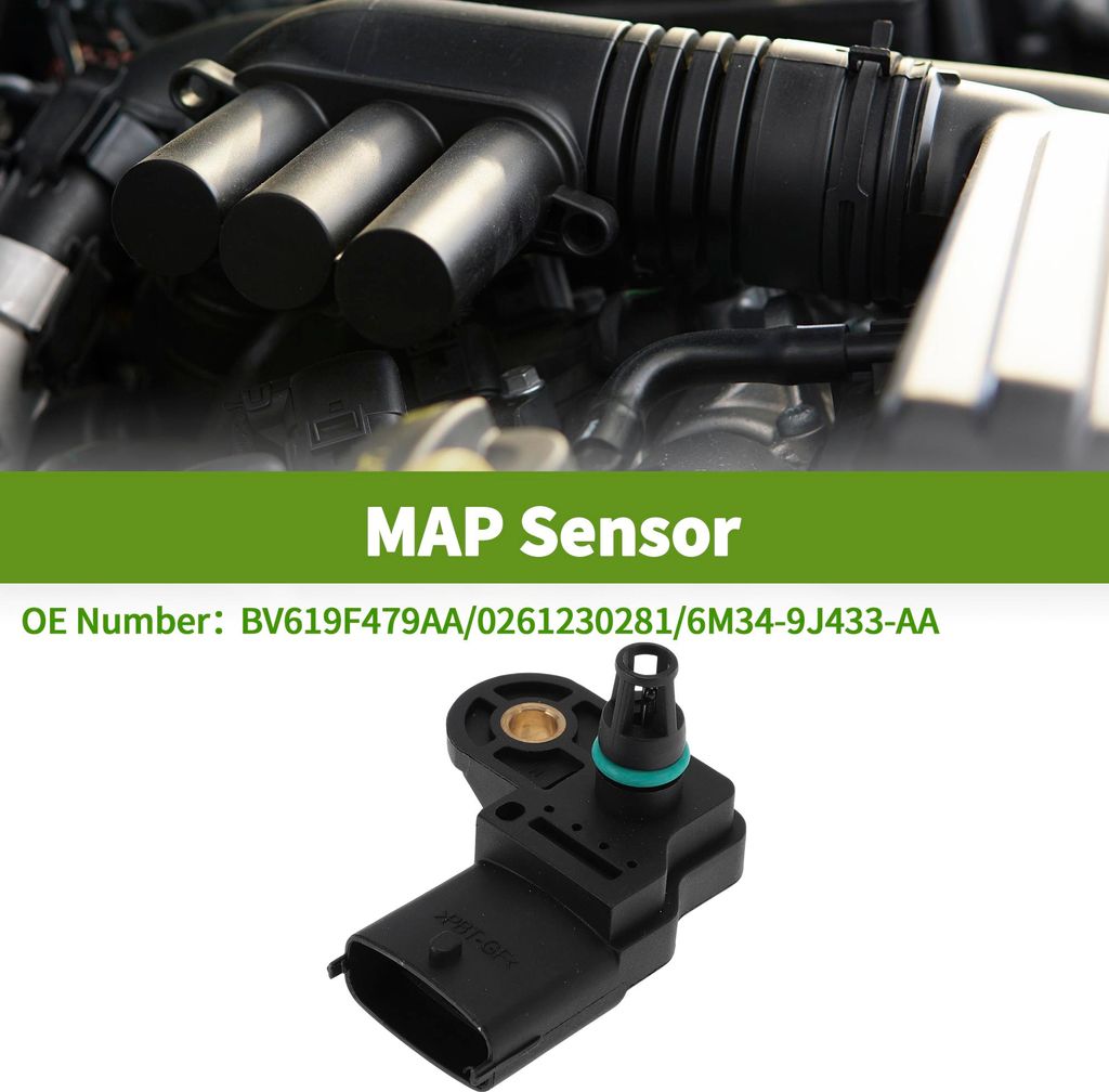 Manifold Absolute Pressure MAP Sensor Für Ford Focus 2.3L 2016-2018 No.BV619F479AA 1 Pc