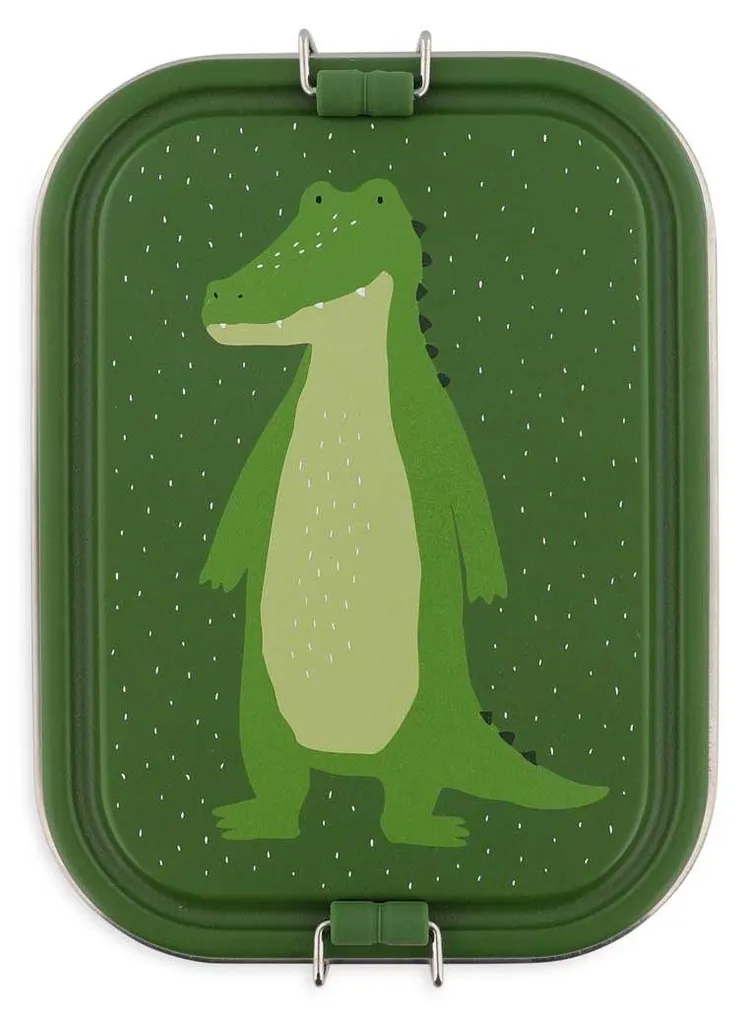 Boîte à goûter Trixie grande Mr. Alligator pour repas enfant en école