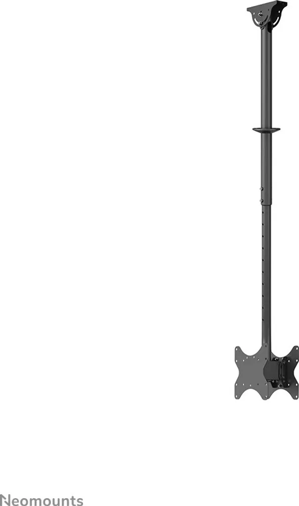 Support TV Sol sans perçage 2 Écrans 23-43 pouces Hauteur 156cm Noir - 2