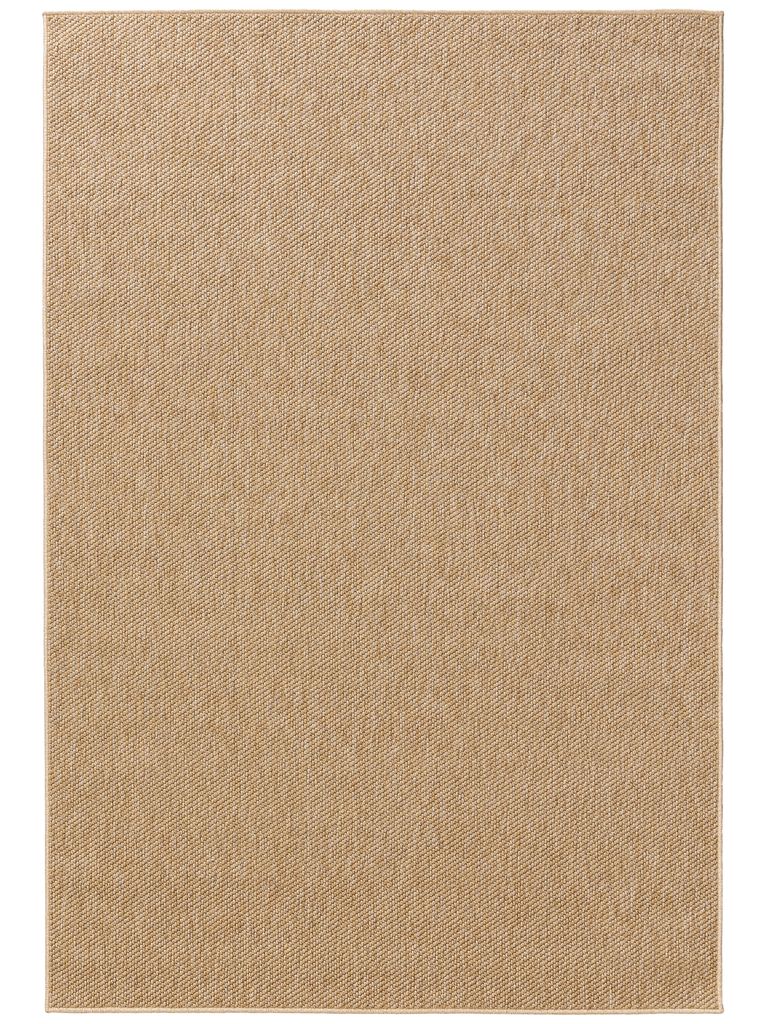 In- & Outdoor-Teppich Iowa Beige 200x300 cm Wohnzimmer Rechteckig Einfarbig Modern Kurzflor benuta Skandinavisch