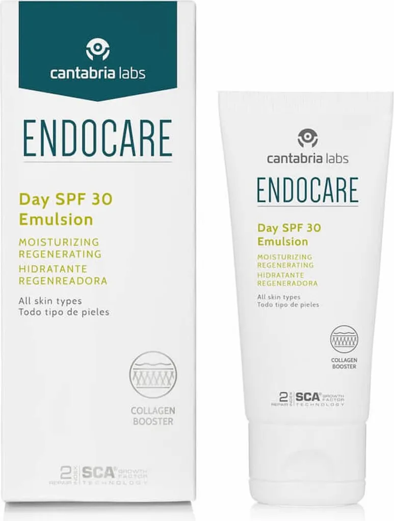 Soin de Jour Hydratant SPF30 Endocare 40ml - Protection Visage Quotidienne