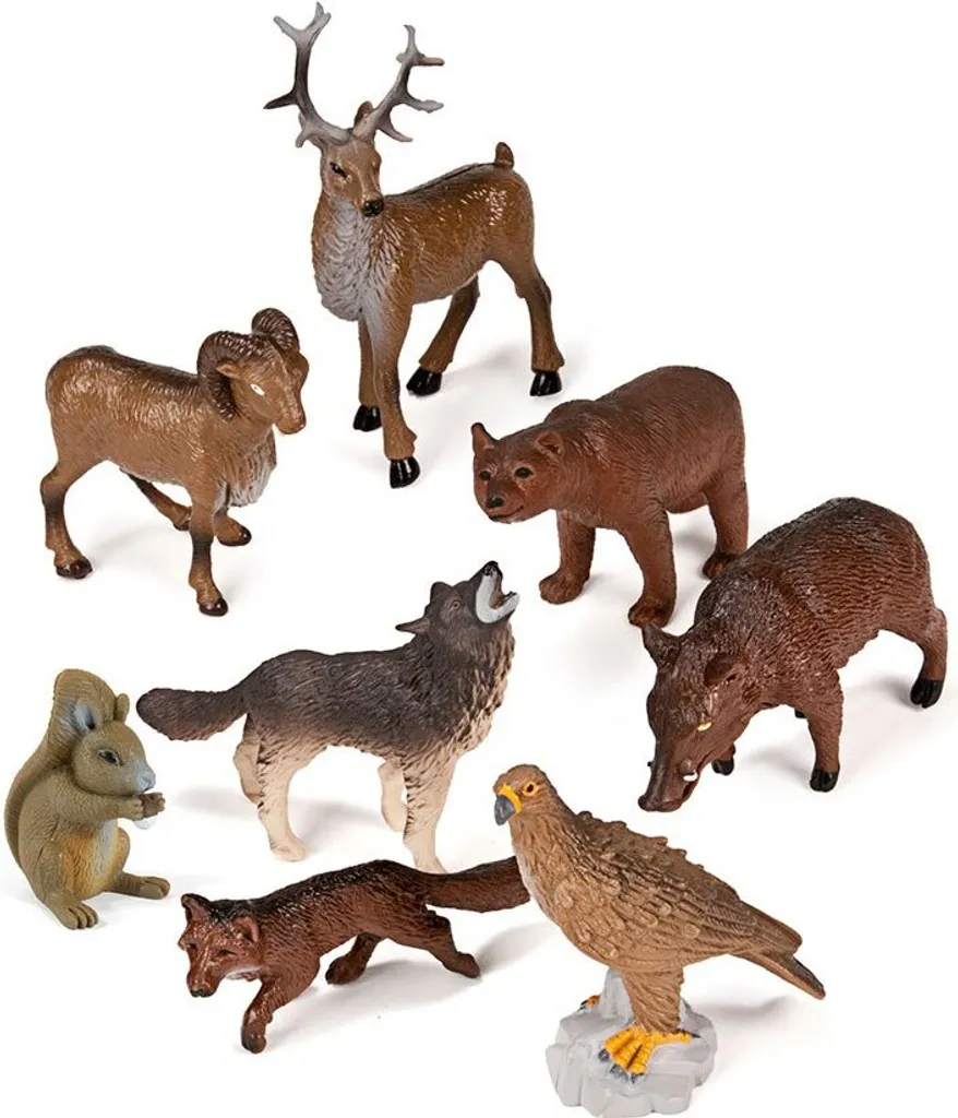 Figurines Animaux de la forêt : Éveillez la curiosité avec ce set Miniland