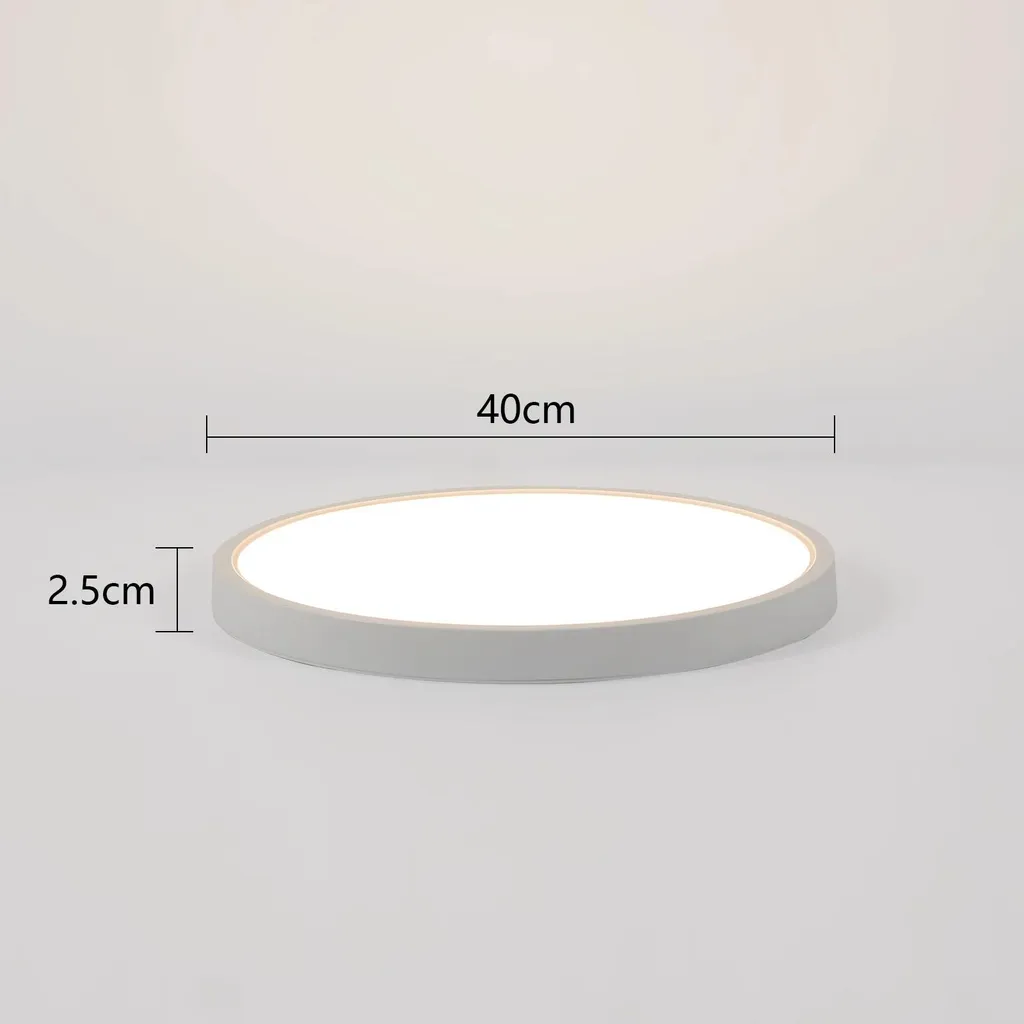 Luminaire Plafonnier LED 36W Non Gradable - Lot de 2 Lampes Blanches - 10