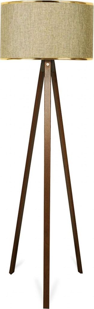 Opviq, AYD-2957, Stehlampen, Beige, Holz, 21 x 38 x 140 cm