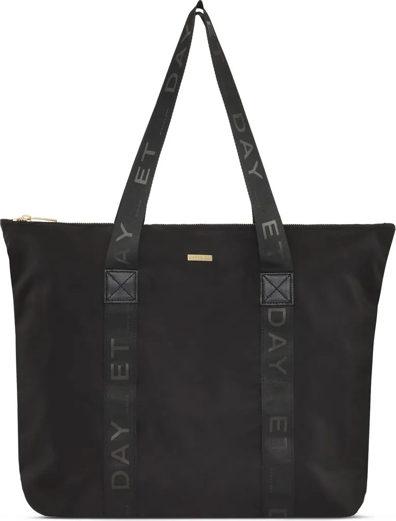 Sac à épaule noir zippé et léger contre le mal de dos DAY ET