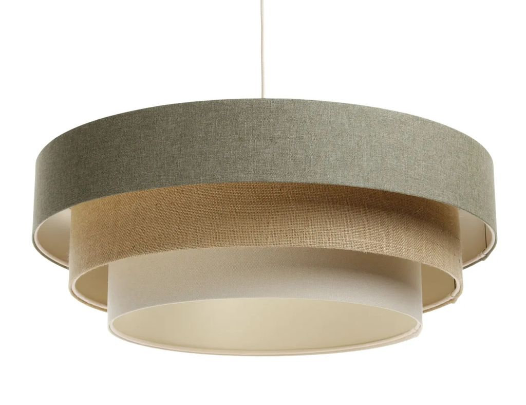 Lampa wisząca ERUTAN TRIPLE zielona/beżowa/kremowa Zdjęcie produktu 