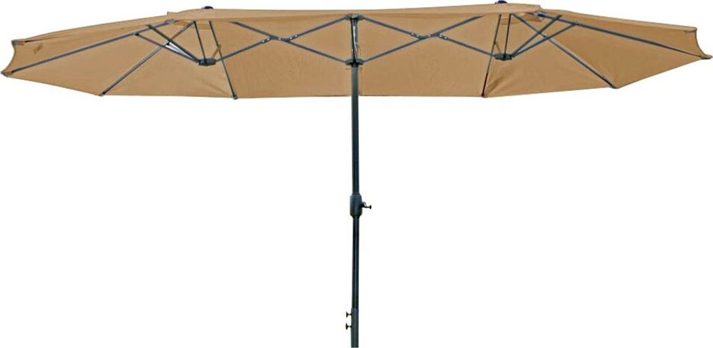 GARDEN PLEASURE Sonnenschirm – 300 Cm Durchmesser, 6 Streben, In Grün