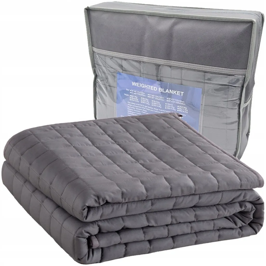 Couette pondérée 10kg en coton 150x200 avec micro-billes de verre HD