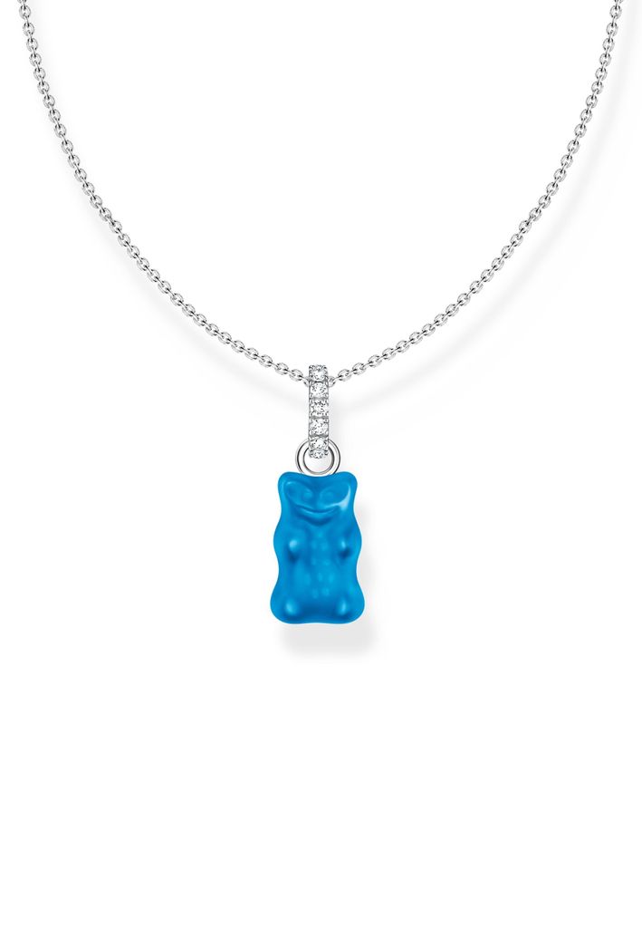 Thomas Sabo KE2209-052-1-L45V Siberne Kette mit blauem Produktbild 3