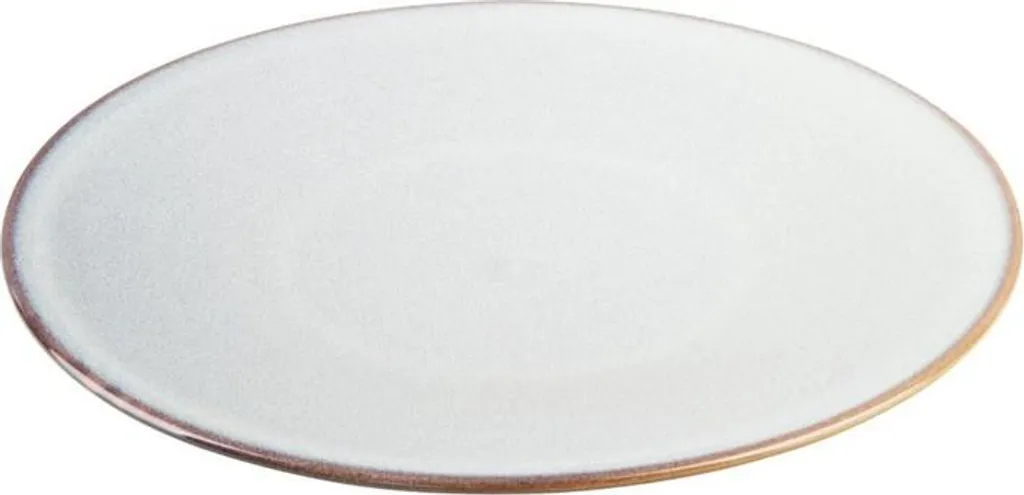 Set 4 Piatti Piani 280mm Olympia Drift Grigio - Design Scandinavo