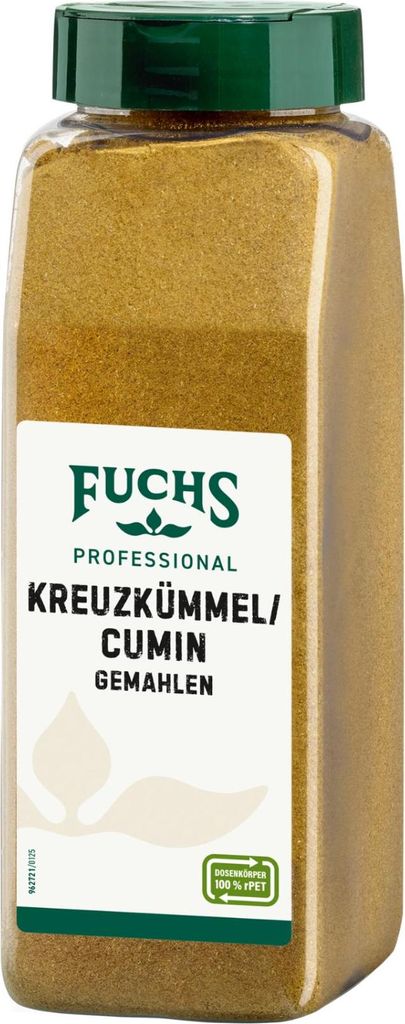 Fuchs Professional Cumin gemahlen erdig süß bitter scharf 450g