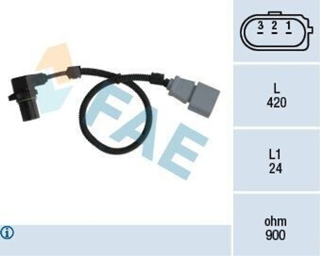 FAE 79199 Kurbelwellensensor Impulsgeber für VW Golf IV Produktbild 