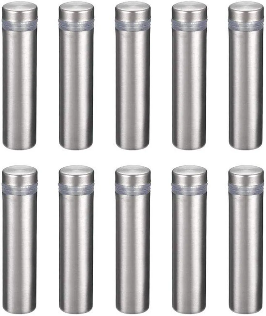 Vis acrylique 12 mm pour installation de cadres et plaques murales - 10 pc