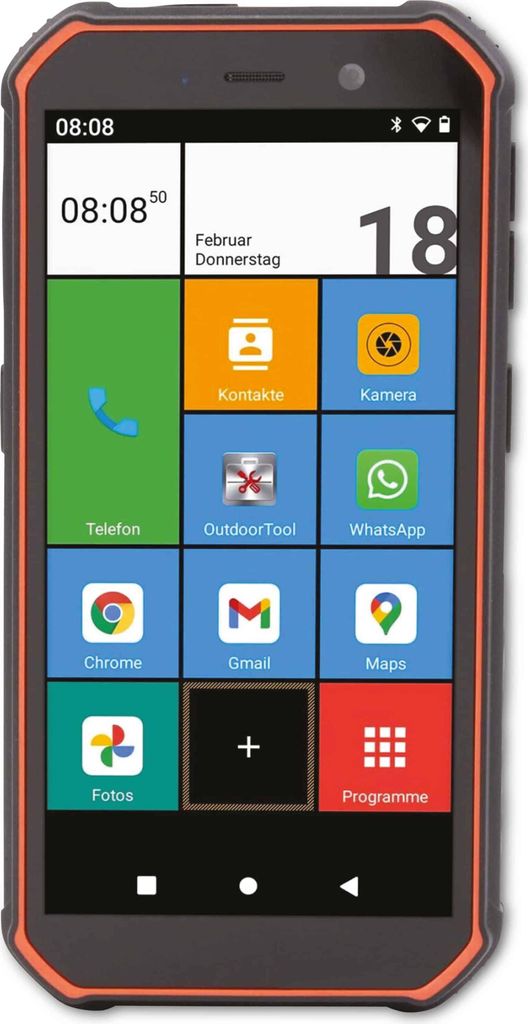 Olympia TREK 14 cm (5.5" ) Dual-SIM Android 10.0 4G USB Image du produit 