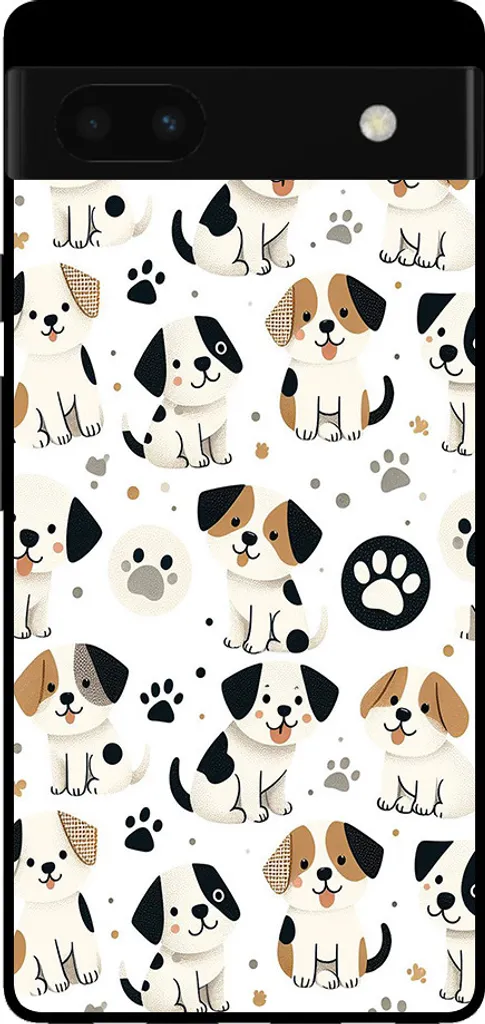 Custodia Google Pixel 6A con Stampa Cane - Cover TPU Morbida Antistress