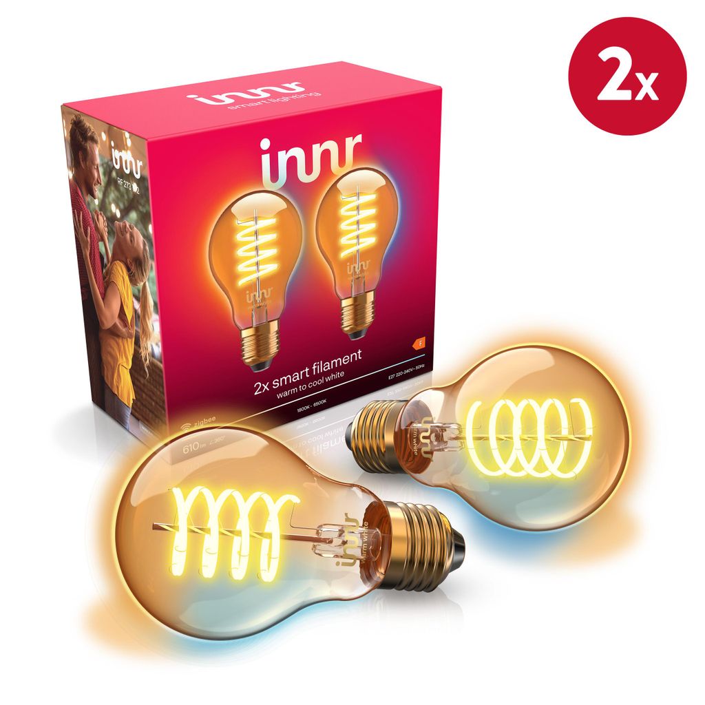 Innr Zigbee E27 Smart Lampe, funktioniert mit Hue* (Bridge Produktbild 