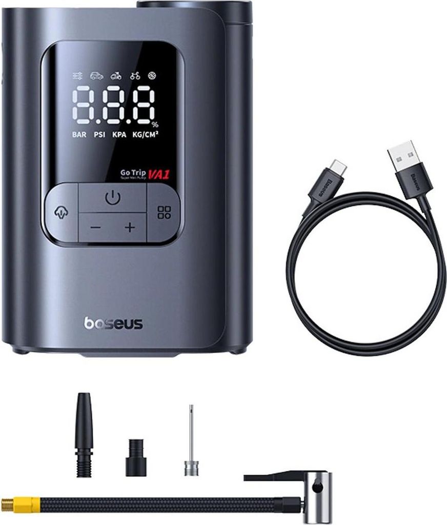 Baseus GoTrip VA1 Super Mini Akku-Kompressor 150 PSI, 82 W, Produktbild 