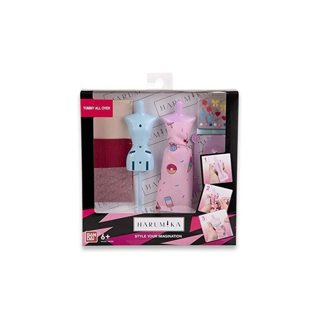 Harumika Set Alta Costura Yummy All Over, mehrfarbig (Bandai 40433) BANDAI