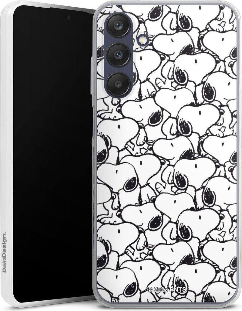 DeinDesign Slim Hülle für Samsung Galaxy A25 5G Silikon Case Ultra Dünn Handyhülle Muster Peanuts Snoopy