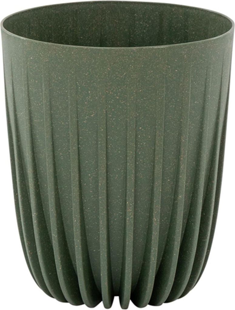 SIENA GARDEN ECOGefäß Palma 19 cm grü Kst/Holz,grün 19x19x22,6