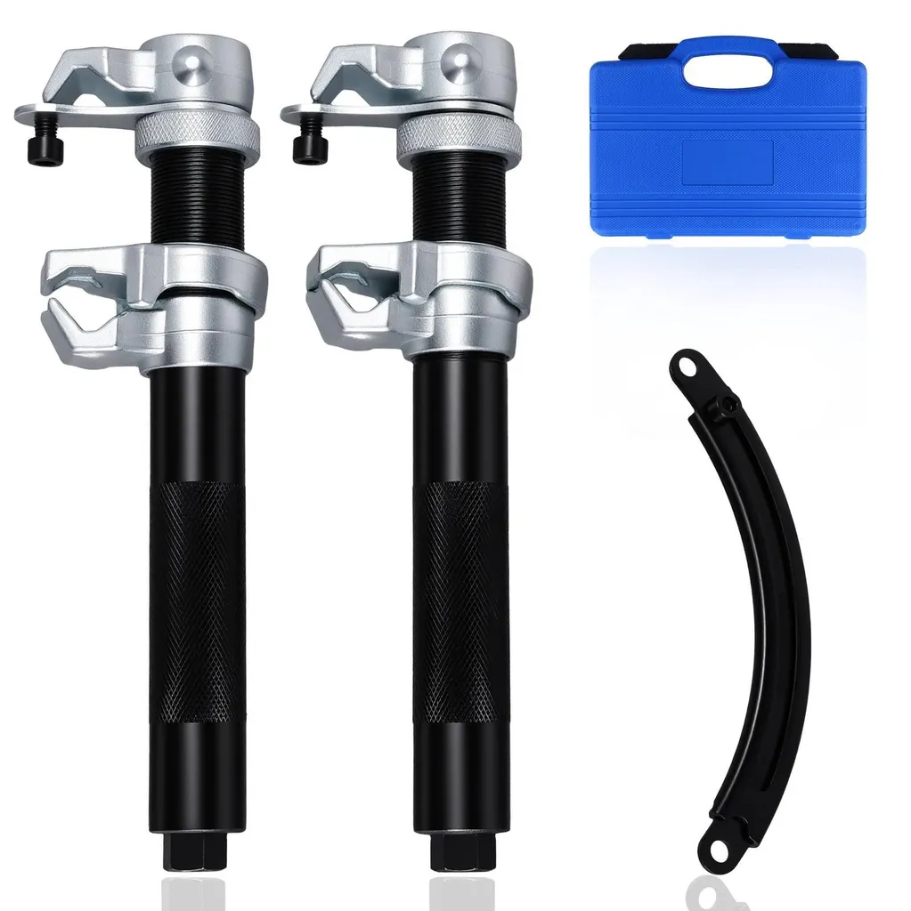 Kit d'outils compresseur de ressorts hélicoïdaux avec mallette de rangement