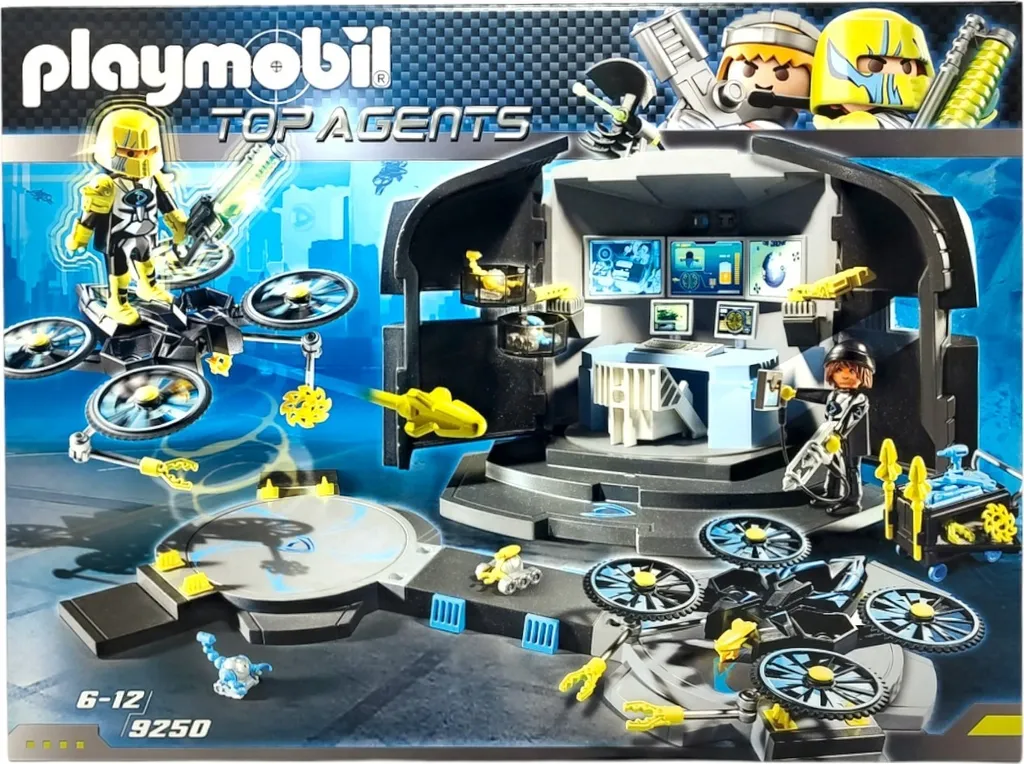 PLAYMOBIL Top Agents 9250 Centre de Commandement du Dr. Drone Labo - 21