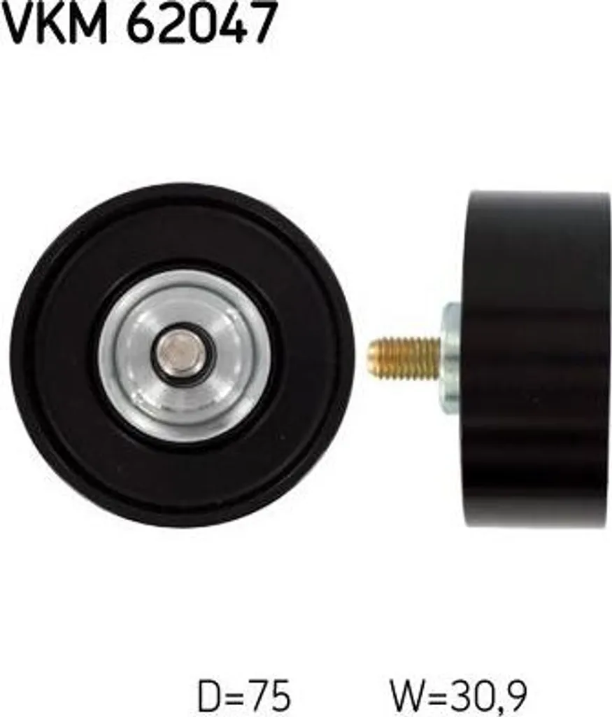 Supprimer Sifflement Courroie avec Rouleau SKF VKM 62047 OE 11925JK21A