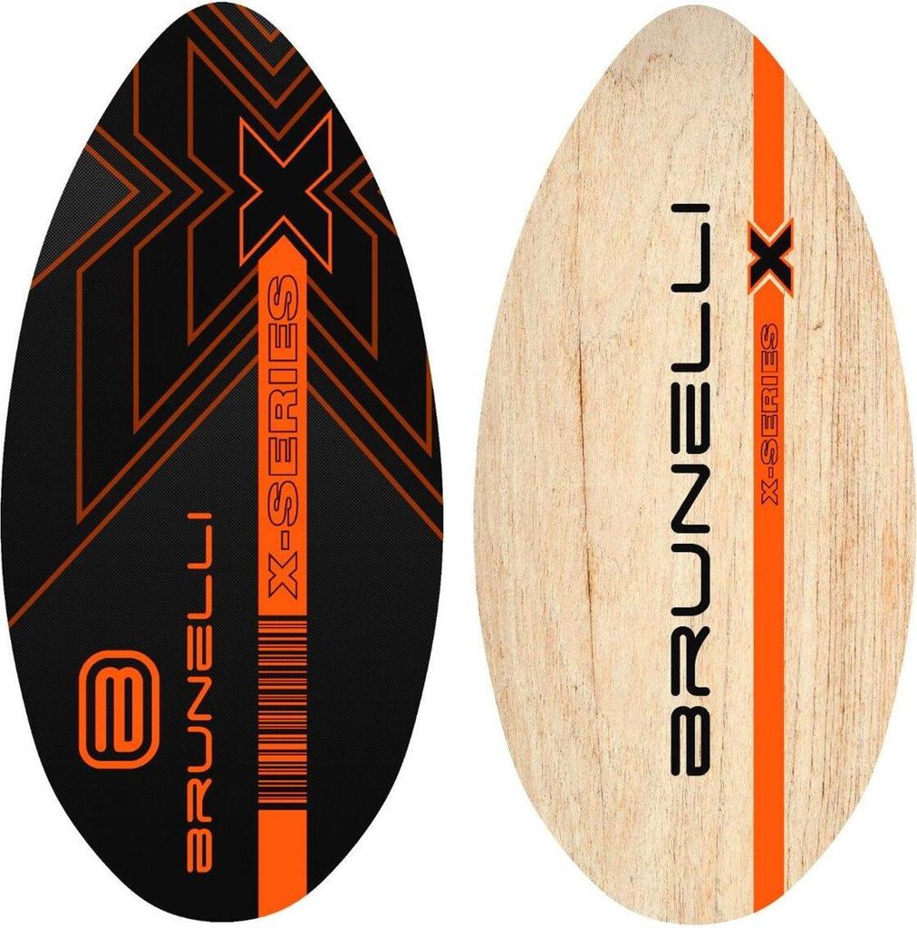 BRUNELLI, tavola da skimboard in legno, modello "Beach Immagine del prodotto 