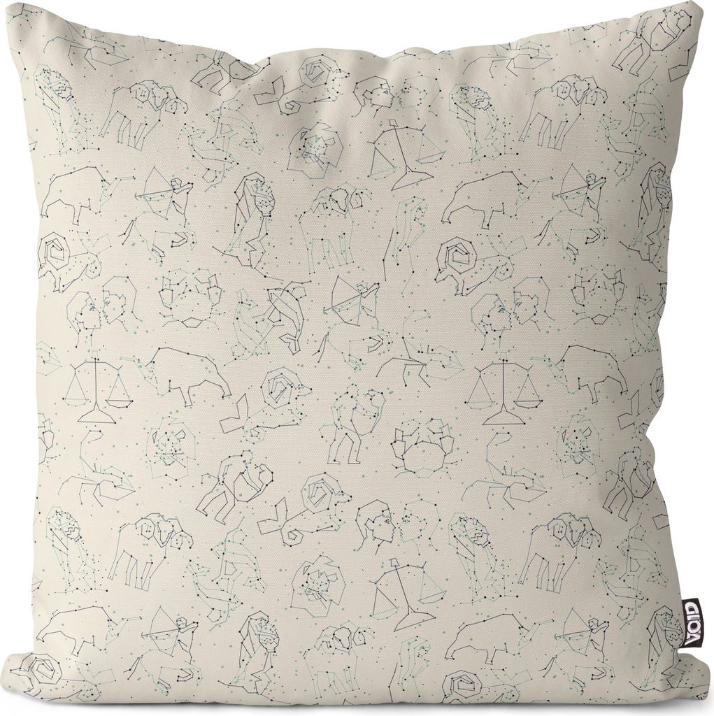 VOID Horoskop Sternzeichen Symbole Kissenbezug Kissenhülle sofa couch wohnzimmer dekoration wasserfest Outdoor Kissen bezug deko