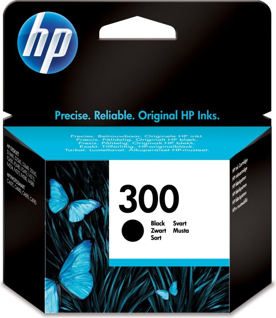 HP 300 - CC640E - Inkcartridge / Zwart (4 ml)