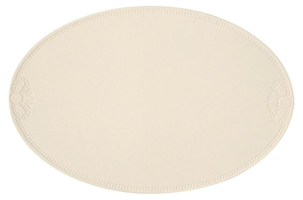 Ovales Platzset für den Esstisch, hitzebeständige Tischunterlage aus Kunstleder, wasserdicht, schützt die Tischplatte vor Kratzern und Flecken, ...