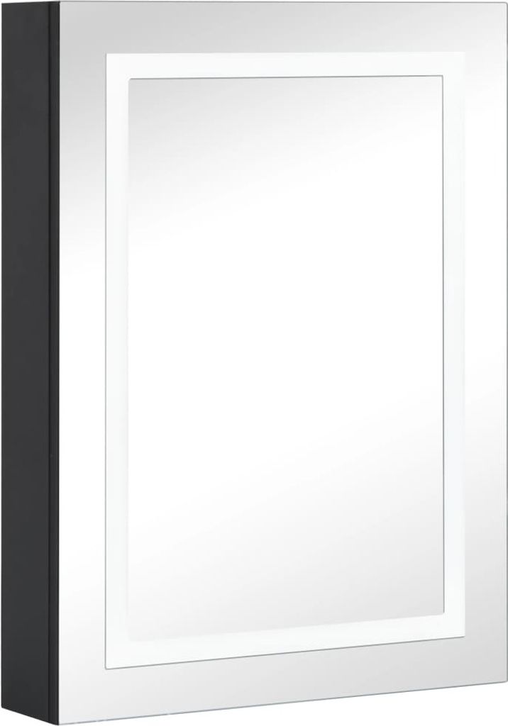 vidaXL Szafka z lustrem LED do łazienki 50x13x70 cm Zdjęcie produktu 
