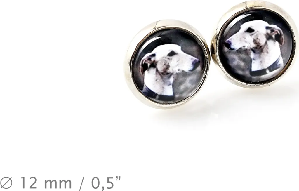 Greyhound Art-Dog: Set Gioielli Personalizzati con Foto Levriero Inglese