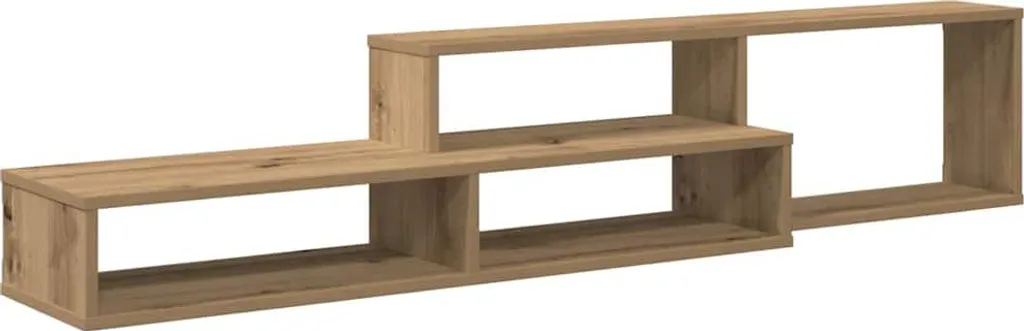 vidaXL Supporto TV a parete 150x25x28,5 cm Materiale in legno