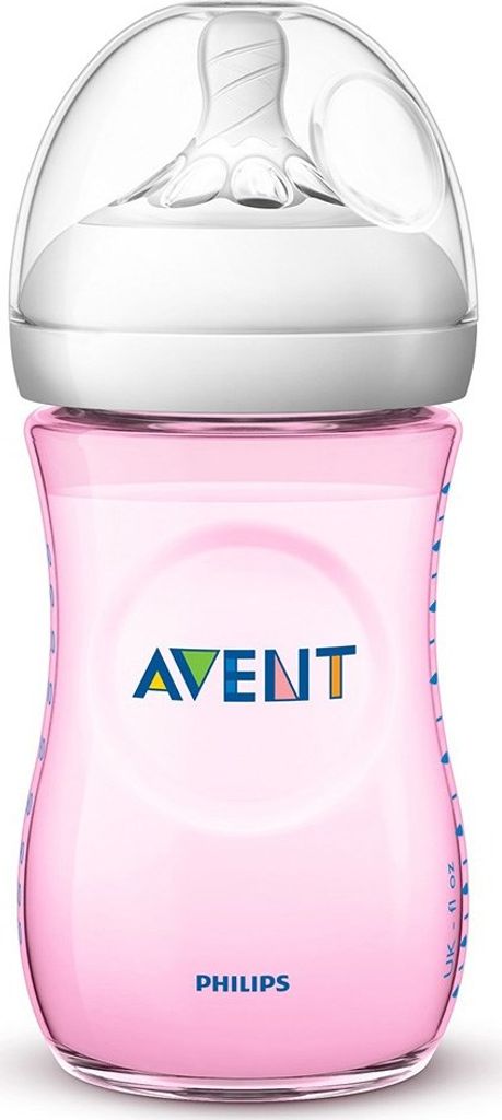 Dojčenská fľaša Avent Natural 260 ml ružová Obrázok produktu 4