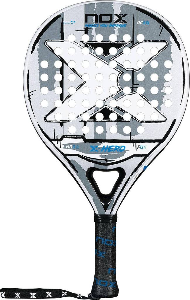 Nox X-hero White 2026 Padelschläger Silber 350-360 gr Silber 350-360 gr