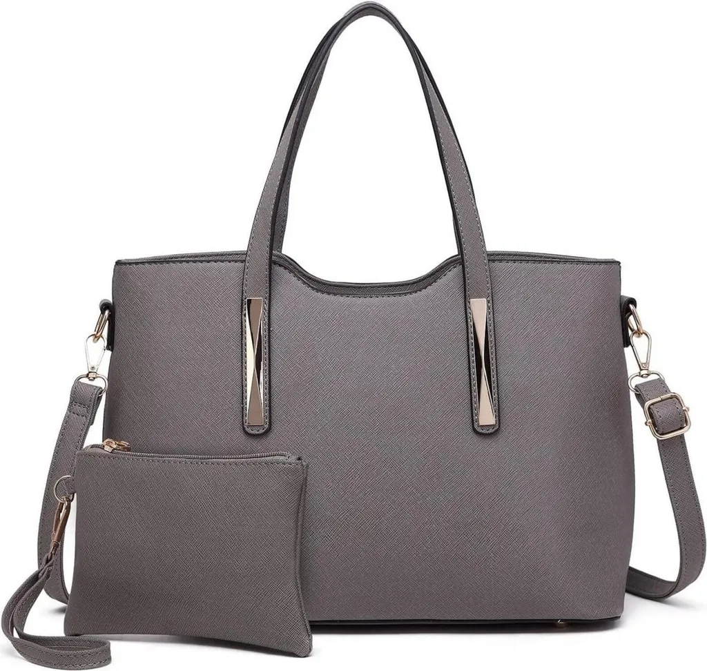 Ensemble Sac Cabas Femme et Petite Sacoche Bandoulière Chic Miss Lulu