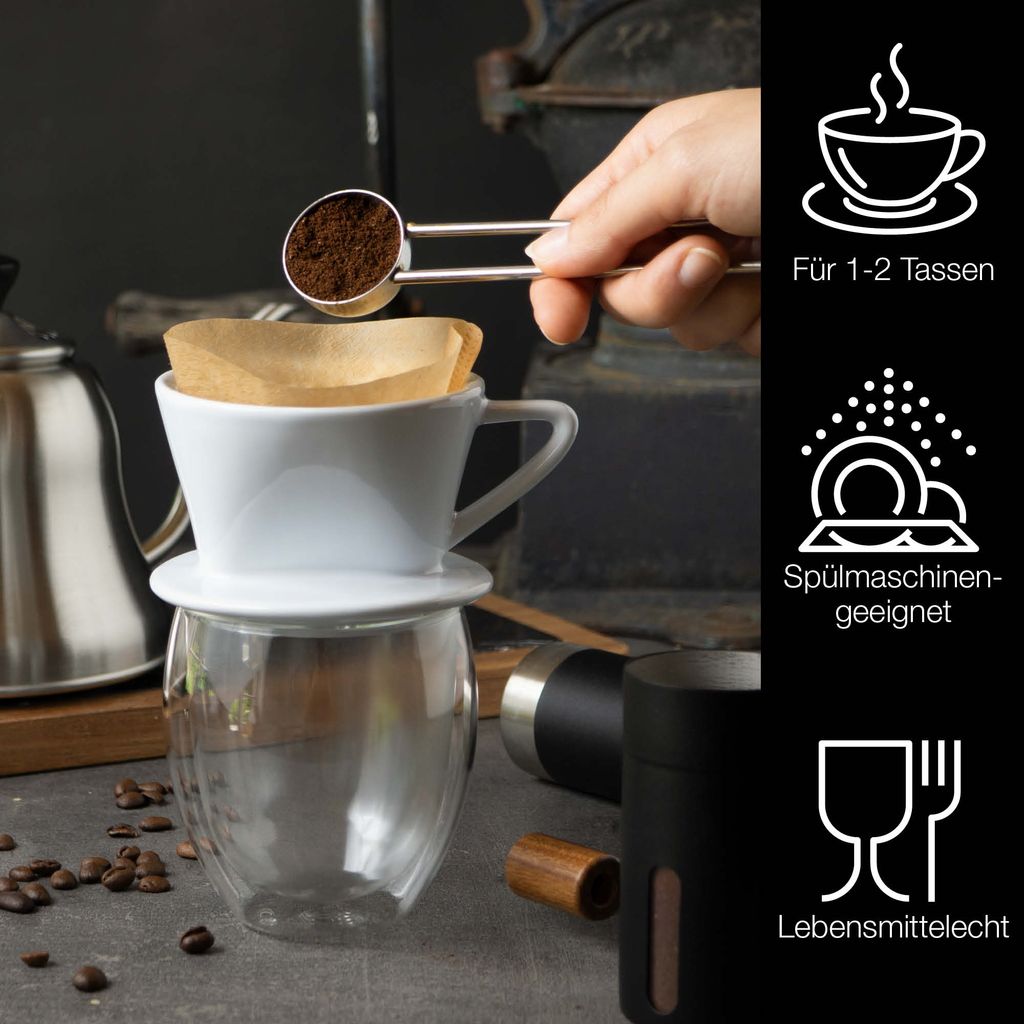 GEFU Kaffee-Filter "Sandro" Größe 101 aus Porzellan Filter Kaffeefilter NEU 