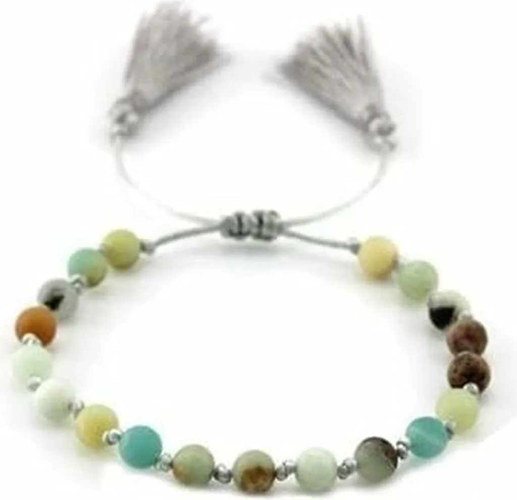 CO88 Collection Bracciale 8CB-80037 Verde Luxury Agate & Stainless Steel