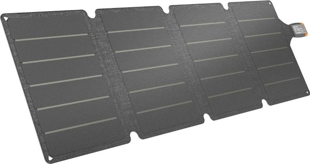 Fortuna Lai Tragbares Solarpanel, 36W Schnellladung, wasserdicht, faltbar, Ladegerät, Grau