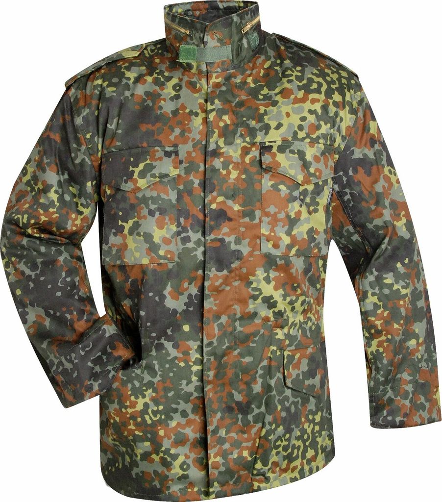 M65 Herren Jacke US Army Feldjacke 2in1 Parka Winterjacke BW Outdoorjacke Jacket Flecktarn