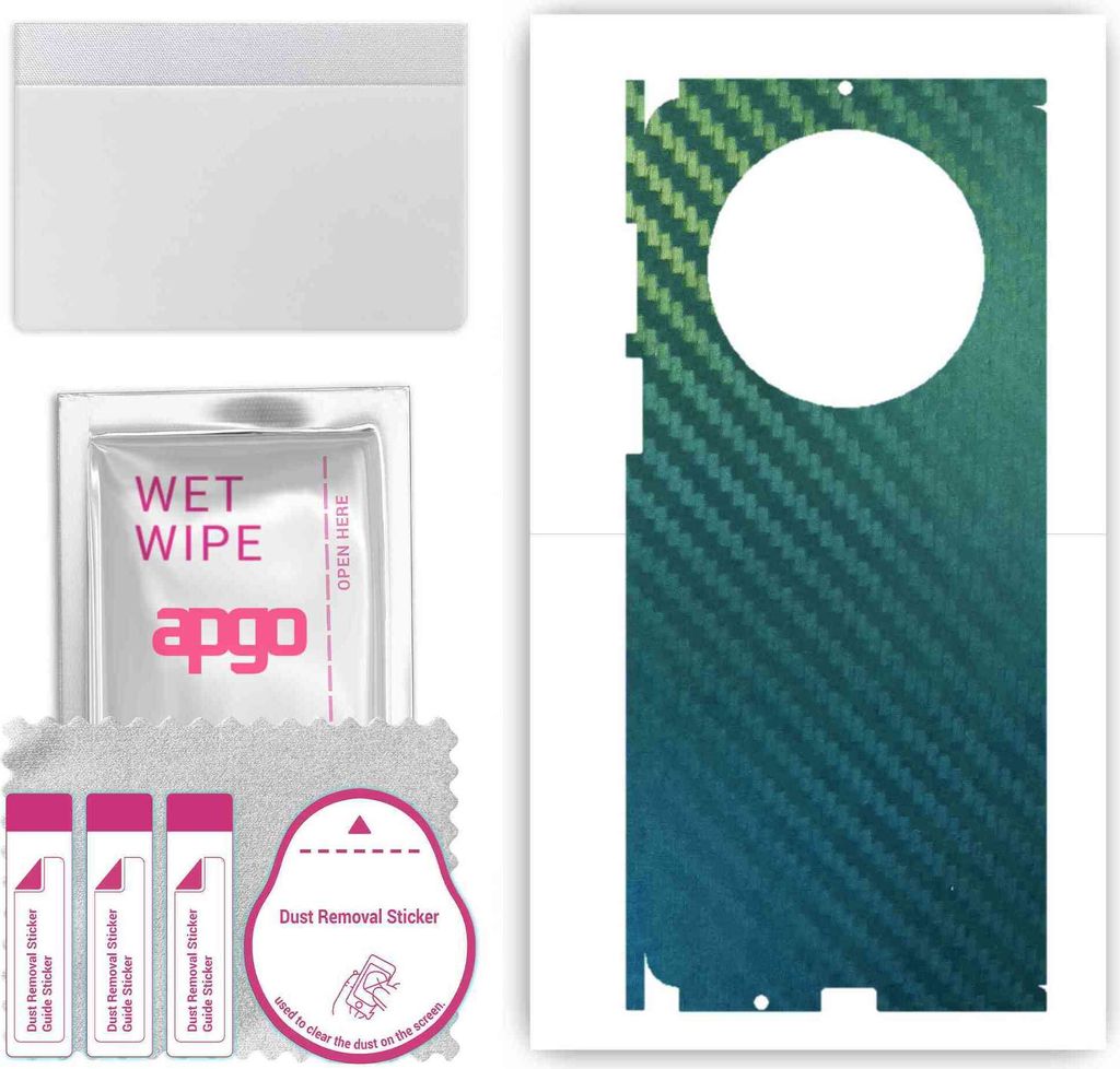 apgo Rückseite + Seiten Schutzfolie, Skin, kompatibel mit Huawei Mate X3, Hinten Displayschutzfolie aus Vinylfolie, kratzfest, einfache Montage - ...