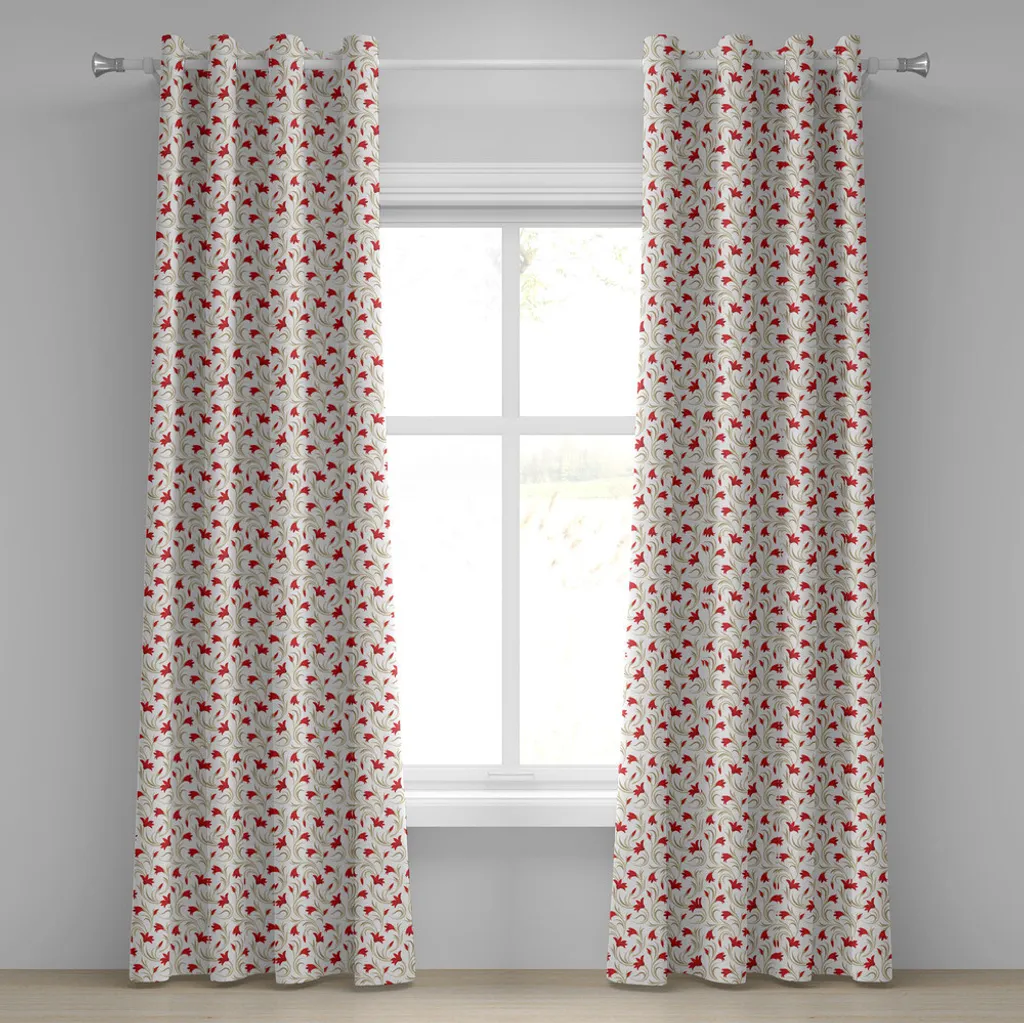 Rideau décoratif anti-regard 280x245 cm pour grandes baies vitrées