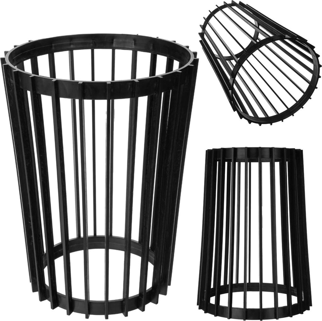 KADAX Doppelseitiger Blumenständer 54cm Schwarz