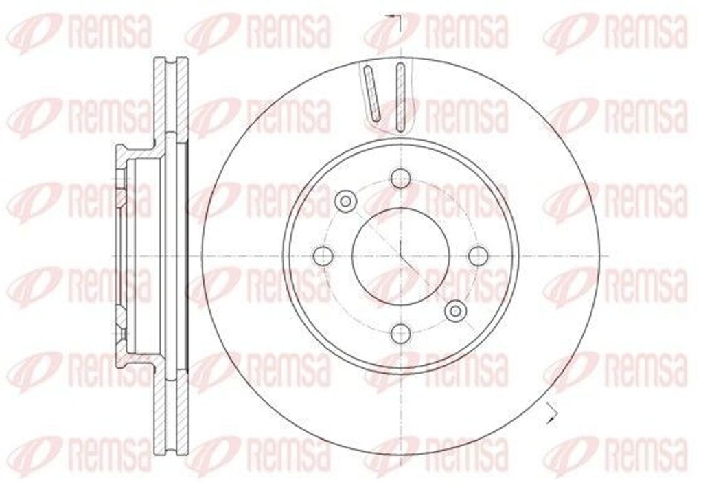 2x REMSA Bremsscheibe 61023.10 vorne für HYUNDAI i20 (PB PBT) 256mm 46 9mm